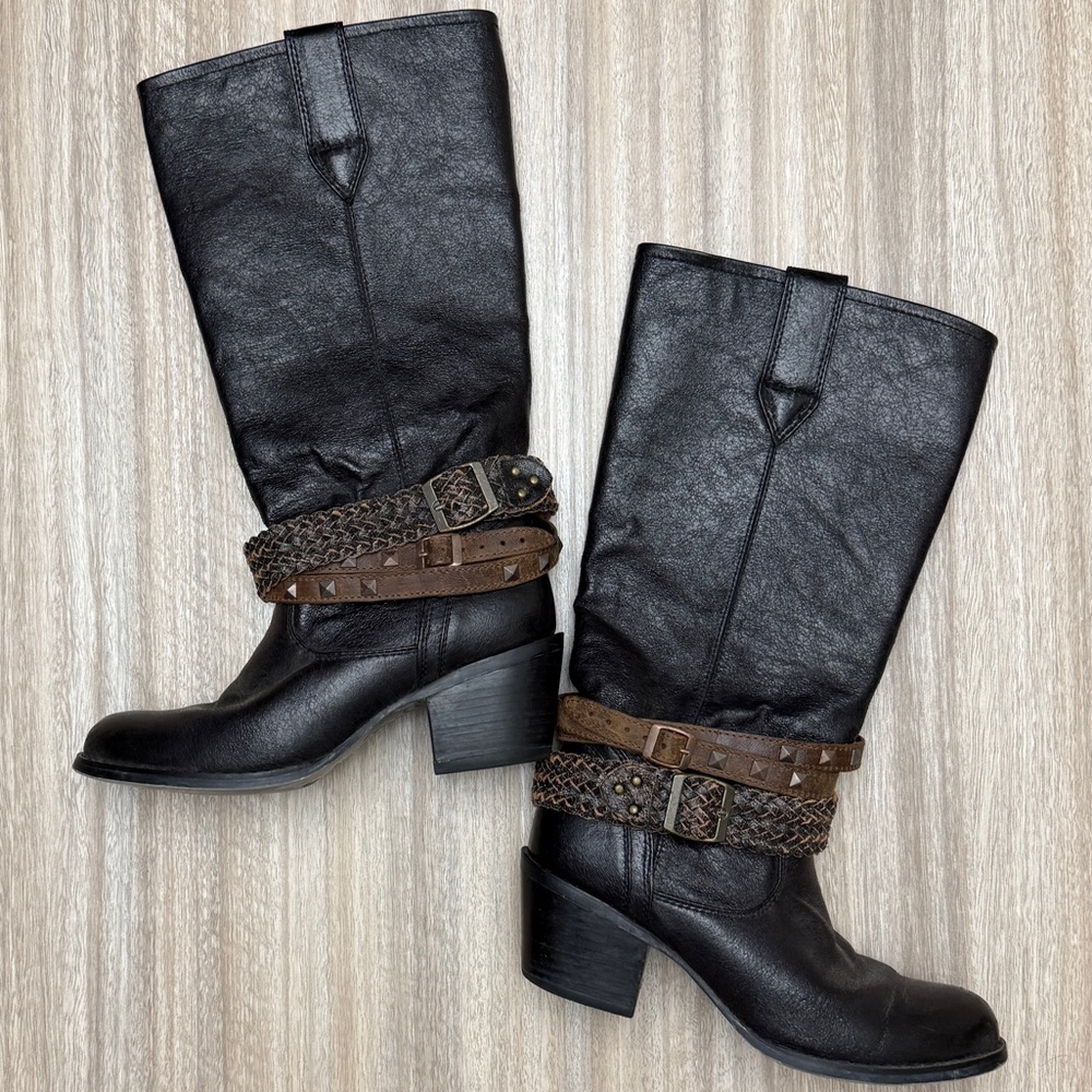 Durango Crush Western Boots with Ankle Belts Size 7 Women’s